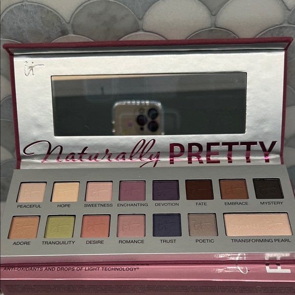 IT Cosmetics Naturally Pretty Eyeshadow Palette - Soft Neutrals and Rich Tones - Picture 1 of 8